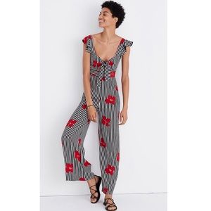 Madewell Plumeria Cutout Jumpsuit